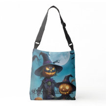 Saco de Compras Duplo de Abóbora de Halloween Assu