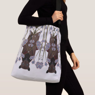 Bolsa Ajustável Saco de Corpo Cruzado da Raposa Voadora (2 Tamanho