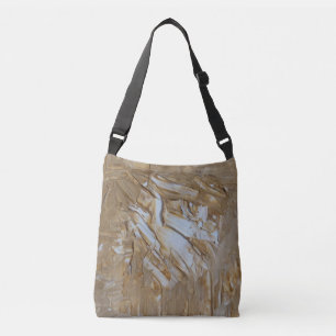 Bolsa Ajustável Saco de corpo cruzado de abstrato castanho