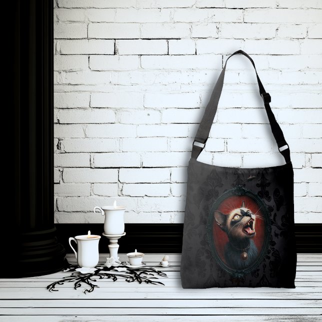 Bolsa Ajustável Saco de Corpo Cruzado de Gato Louco (Criador carregado)