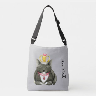 Bolsa Ajustável Saco de Corpo Cruzado do Gatinho Princesa