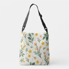 Bolsa Ajustável Saco de corpo transversal de padrão floral