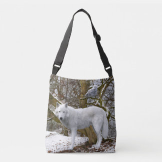 Bolsa Ajustável "Saco de Crossbody do lobo solitário"