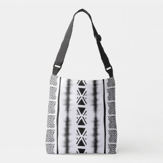Bolsa Ajustável Saco de mão branco de design africano