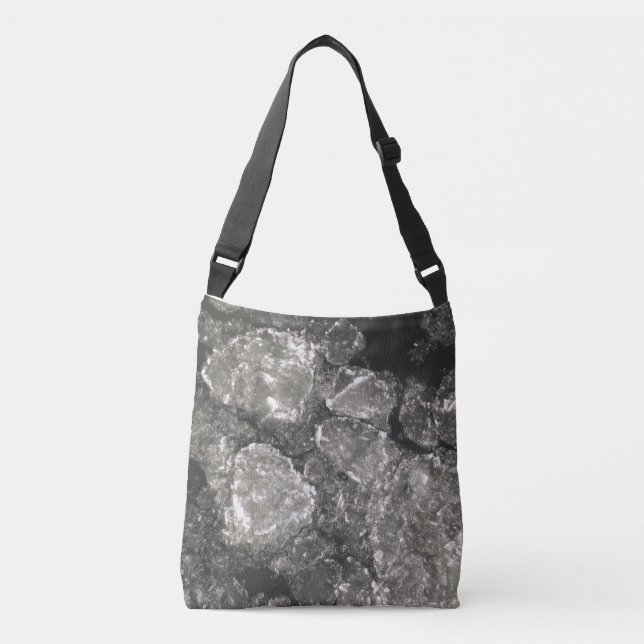 Bolsa Ajustável Saco de mão com Blocos de Gelo Flutuantes (Frente)