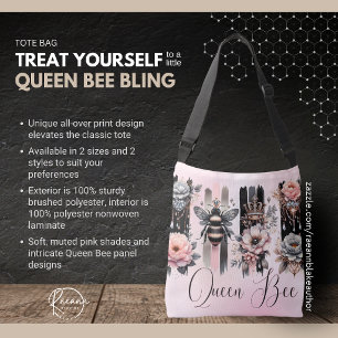 Bolsa Ajustável Saco de Mão Luxuoso Rainha Abelha