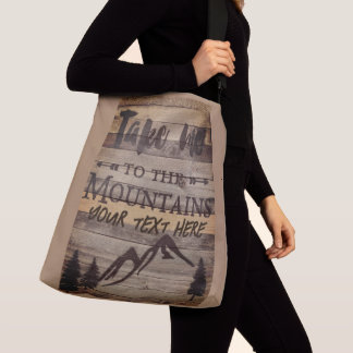 Bolsa Ajustável Saco de Mão Personalizado Montanhas