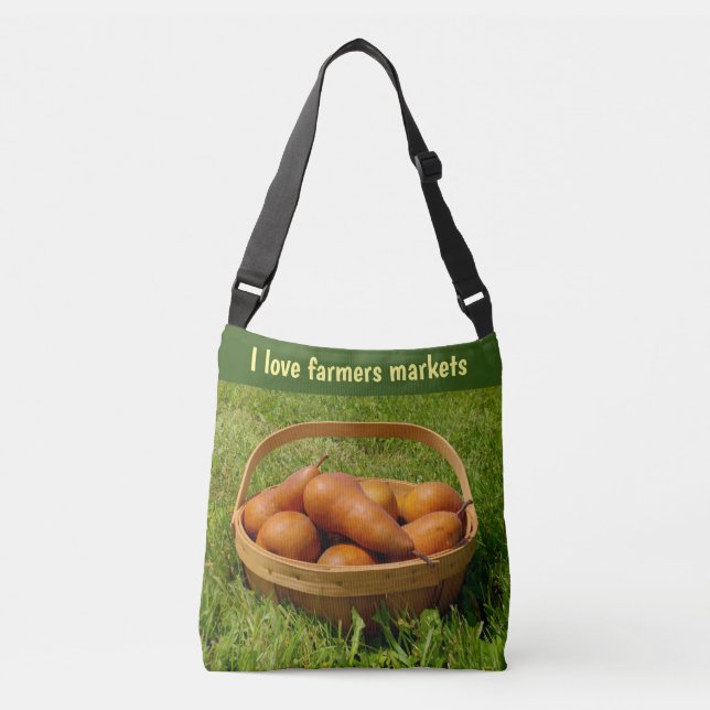 Bolsa Ajustável Saco de mercado de agricultores, suas próprias pal (Frente)