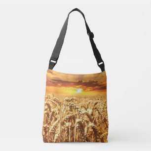 Bolsa Ajustável Saco de Toia do Campo do Sol e Trigo