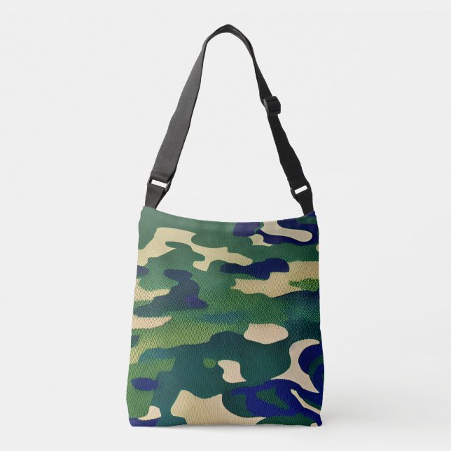 Bolsa Ajustável Saco de Tota Cruzada de Camo Impressão (Frente)