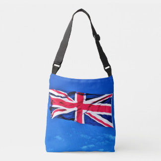 Bolsa Ajustável Saco de Tota Cruzada do Union Jack