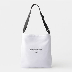 Bolsa Ajustável Saco de Tota de Gato Minimalista - Aestheti Bonito