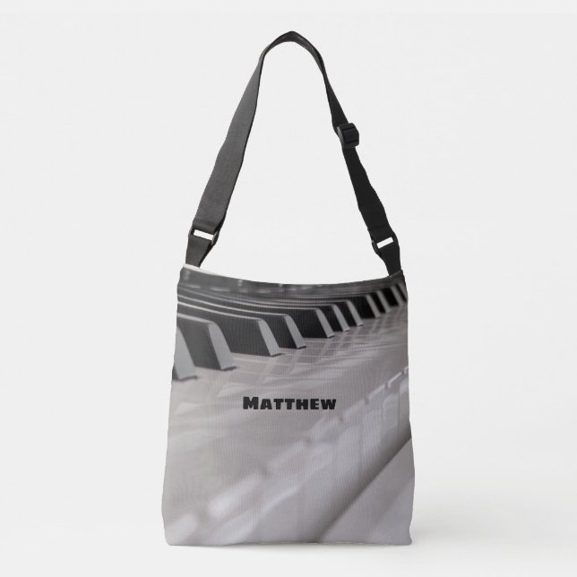 Bolsa Ajustável Saco de Tota Piano Personalizado para Lições (Frente)
