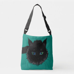 Bolsa Ajustável Saco Engraçado com Gato Preto - Personalizável