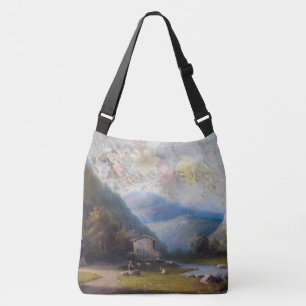 Bolsa Ajustável Sacola alpina da cidade das flores & dos cumes do
