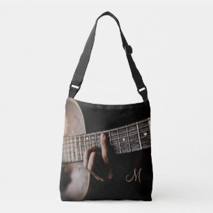 Bolsa Ajustável Sacola da música da guitarra acústica do monograma