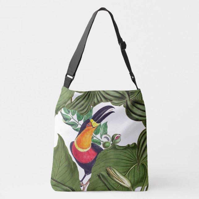 Bolsa Ajustável Sacola das folhas dos animais dos animais (Verso)