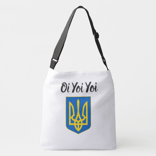 Bolsa Ajustável Sacola de Tryzub do ucraniano de Oi Yoi Yoi (Verso)