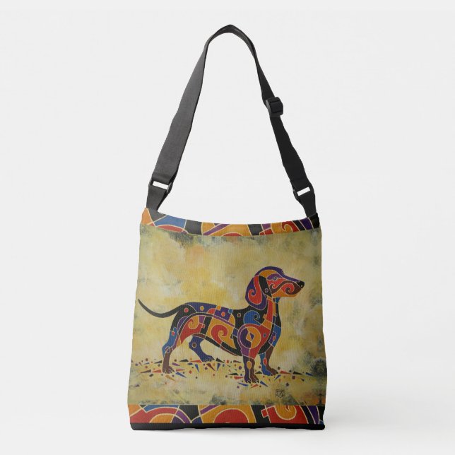 Bolsa Ajustável Sacola do Dachshund (Frente)