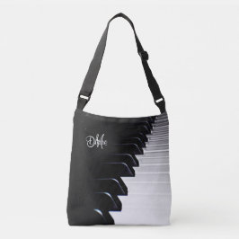 Bolsa Ajustável Sacola personalizada da música do piano