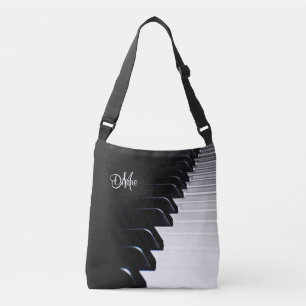Bolsa Ajustável Sacola personalizada da música do piano