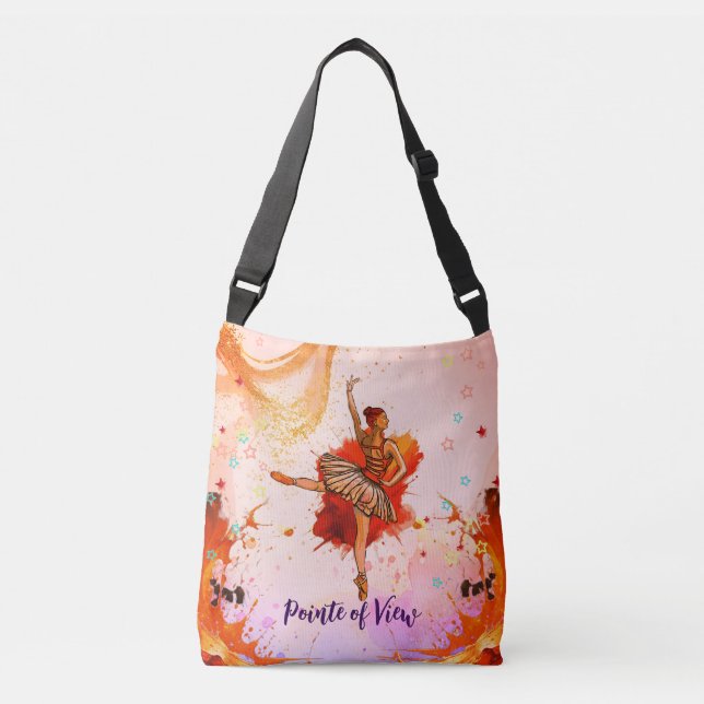 Bolsa Ajustável Sacos de Balletcore Pointe of View Grace in Motion (Frente)