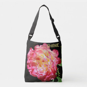 Bolsa Ajustável Sacos de mão rosa flor de rosa brilhante presentes