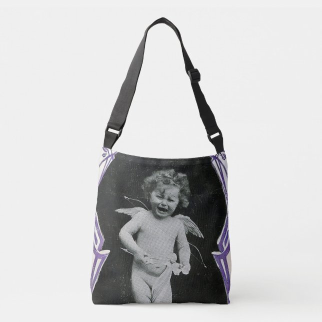 Bolsa Ajustável Sad Cherub Angel Impressão (Frente)