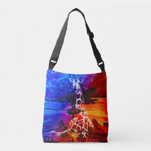 Bolsa Ajustável Safari Giraffe Dream Crossbody Bag