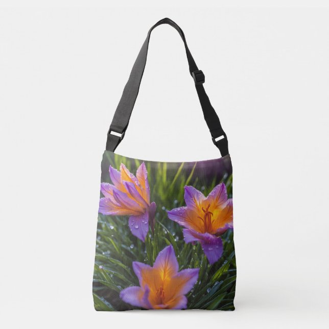 Bolsa Ajustável Saffron Flower Trio (Frente)