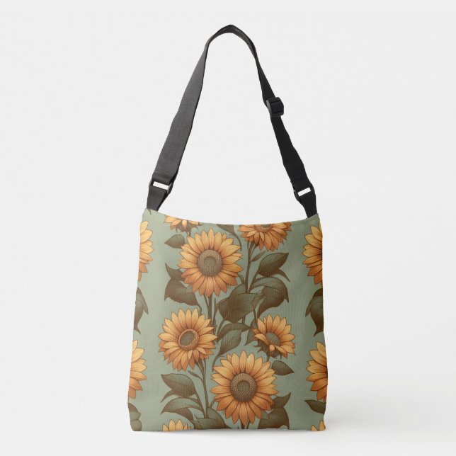 Bolsa Ajustável Sage e Sunflower II (Frente)