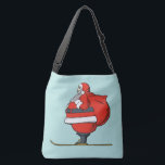BOLSA AJUSTÁVEL SANTA CLAUS CHRISTMAS CROSS BODBAG PURSE<br><div class="desc">SANTA CLAUS CROSSBODY BAG</div>