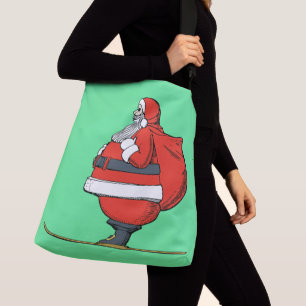 BOLSA AJUSTÁVEL SANTA CLAUS CHRISTMAS CROSS BODBAG PURSE