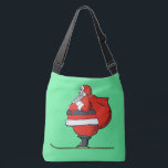 BOLSA AJUSTÁVEL SANTA CLAUS CHRISTMAS CROSS BODBAG PURSE<br><div class="desc">SANTA CLAUS CROSSBODY BAG</div>