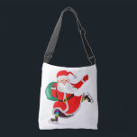 Bolsa Ajustável Santa Claus Christmas Crossbody Bag<br><div class="desc">Bolsas ou bolsas de natal Santa Claus - Pintura por MIGNED</div>