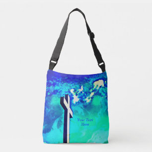 Bolsa Ajustável Santo Cross Sapphire Blue N Aqua