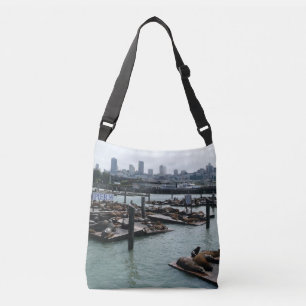 Bolsa Ajustável São Francisco e Pier 39 Sea Lions City Skyline