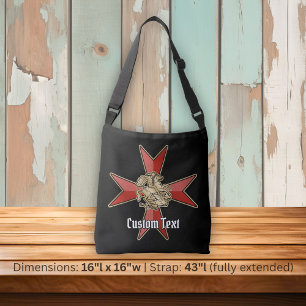 Bolsa Ajustável São Jorge sobre Cruz de Malta