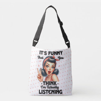 Bolsa Ajustável Sarcástico Engraçado Cita Coisa De Meninas