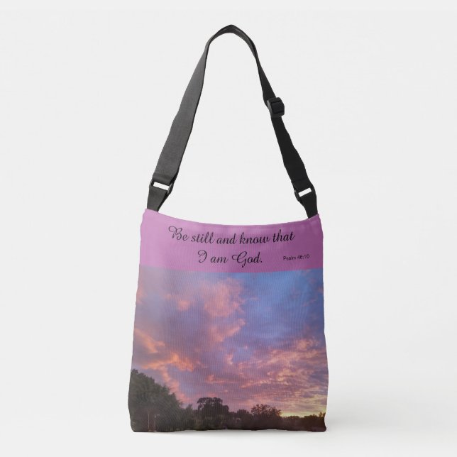 Bolsa Ajustável Scripting Crossbody Bag Cristão (Frente)