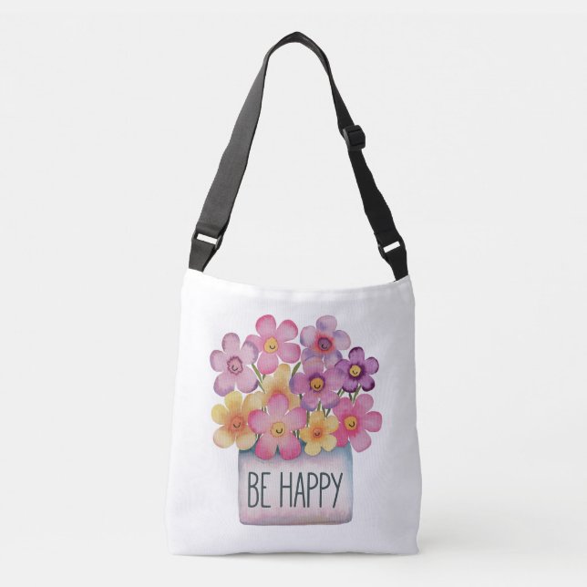 Bolsa Ajustável Seja feliz (Frente)