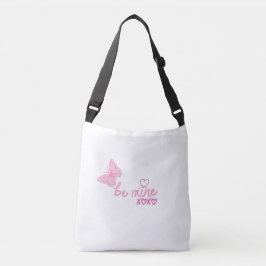 Bolsa Ajustável Seja minha borboleta cor-de-rosa com Dia de os nam