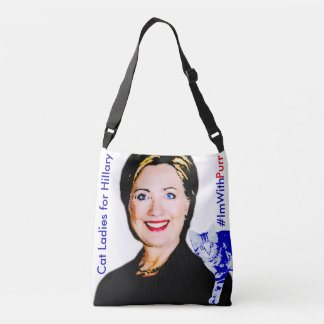 Bolsa Ajustável Senhoras do gato para Hillary por todo o lado no