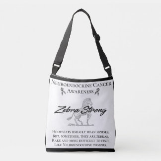 Bolsa Ajustável Sensibilização dos canceres neuroendócrinos Zebra