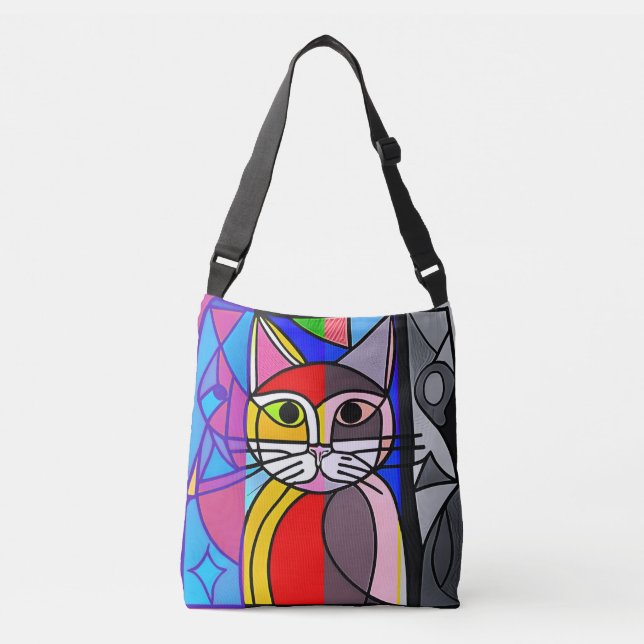 Bolsa Ajustável ser um gato amado (Frente)