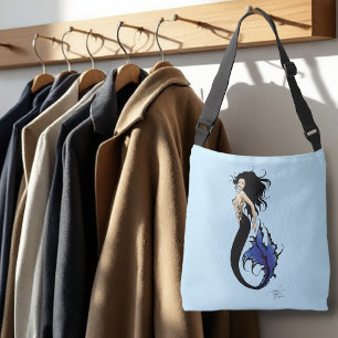 Bolsa Ajustável Sereia da Fantasia Elegante Tribal Azul