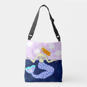 Bolsa Ajustável Sereia do Mar Azul