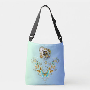 Bolsa Ajustável Serenidade Mecânica Floral Relógio