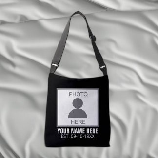 Bolsa Ajustável Seu nome e idade da foto aqui