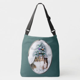 Bolsa Ajustável Shetland Sheepdog Sheltie Christmas